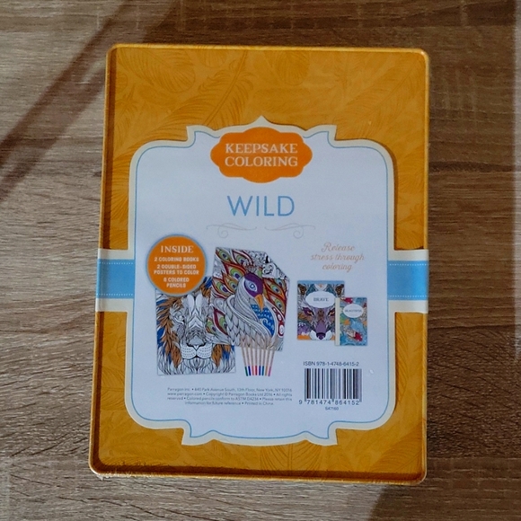 NEW Adult Coloring/Sticker Set - Picture 4 of 15